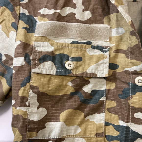 Vintage Stussy MFG. Men’s Camo Button Down - Sz: Medium - Picture 4 of 6
